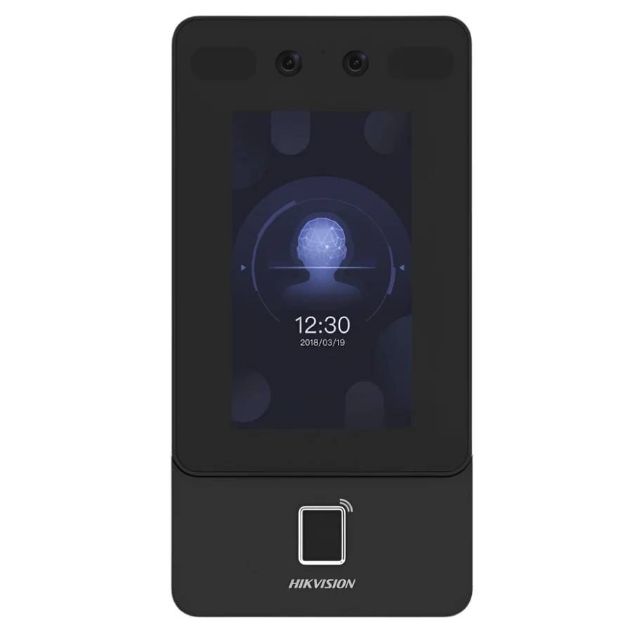 Hikvision 2MP Face Recognition Terminal DS-K1T342MFWX-E1 – Touchscreen Access Control with Wi-Fi, Face Mask Detection, Fingerprint Scanner, Card Reader, and Two-Way Audio