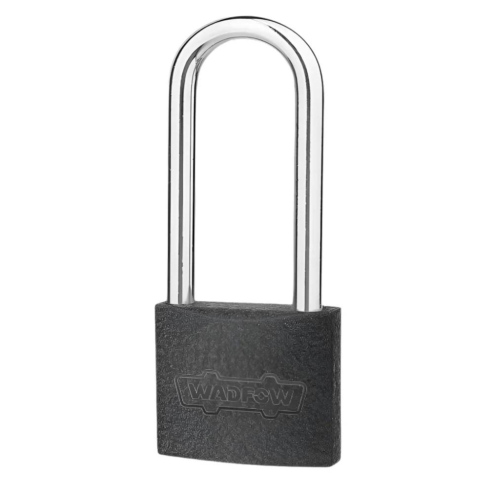 Wadfow Long Shackle Iron Padlock – 50mm & 75mm – Iron Body, Brass Cylinder, Heavy-Duty Protection for Gates, Lockers & Storage