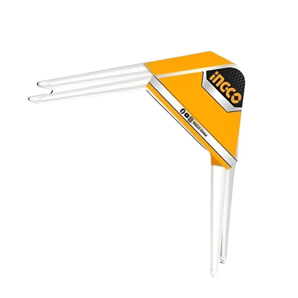 Ingco 12" x 14" Shelf Bracket Set – HSB11214 – Heavy-Duty Support with 30kg Load Capacity, White Finish, 6 Attachment Points