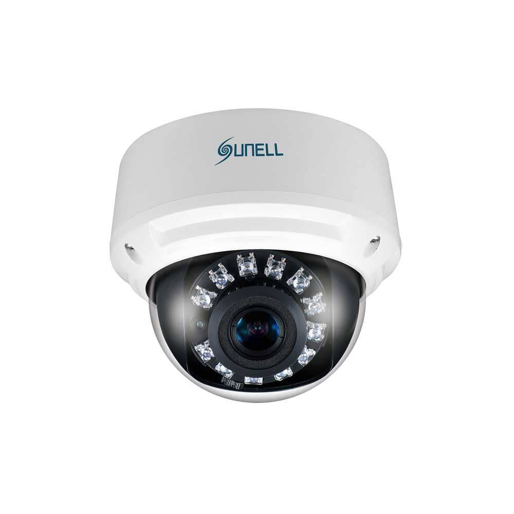 Sunell 4MP IP Dome Camera With Motorized 2.7–13.5mm - SN-IPV57/04EEDR/Z – High-Resolution PoE Dome Camera with Remote Zoom, IR Night Vision & Weatherproof Design
