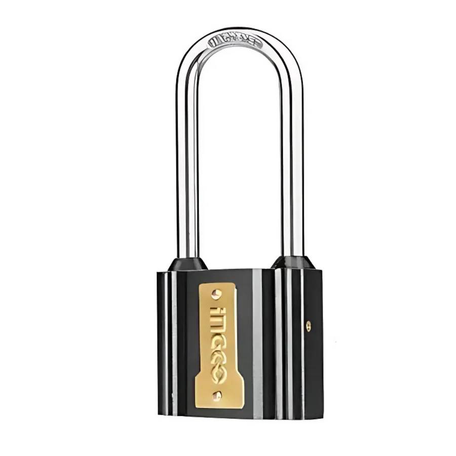 Ingco Iron Padlock 63mm – DIPL0631L, Heavy-Duty Iron Body, Hardened Steel Shackle & Weather-Resistant Design for Gates, Warehouses, and Containers