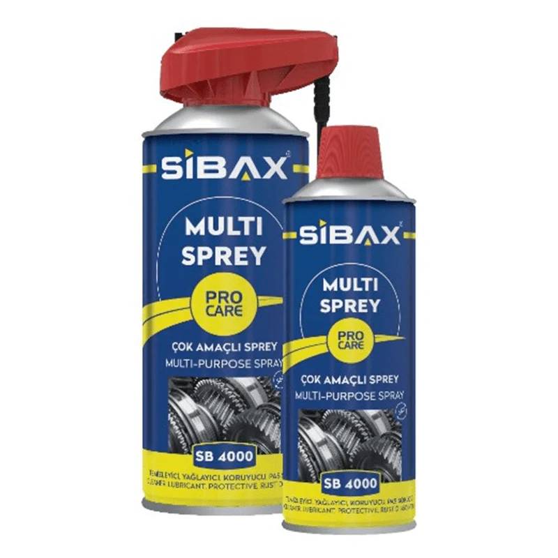 Sibax Multi-purpose Spray – SB4000 | Cleans, Lubricates, Preserves, Moisture-Repellent & Anti-Corrosion Formula – 200ml & 400ml Options