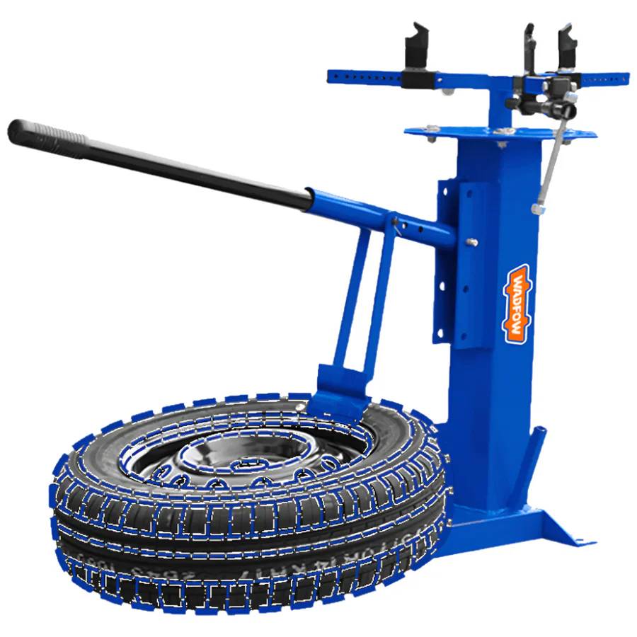 Wadfow Tyre Changer – WQT1A01 Manual Tyre Mounting Tool for Cars, SUVs & Light Trucks – 41" Max Diameter, Bead Breaker, Heavy-Duty Build