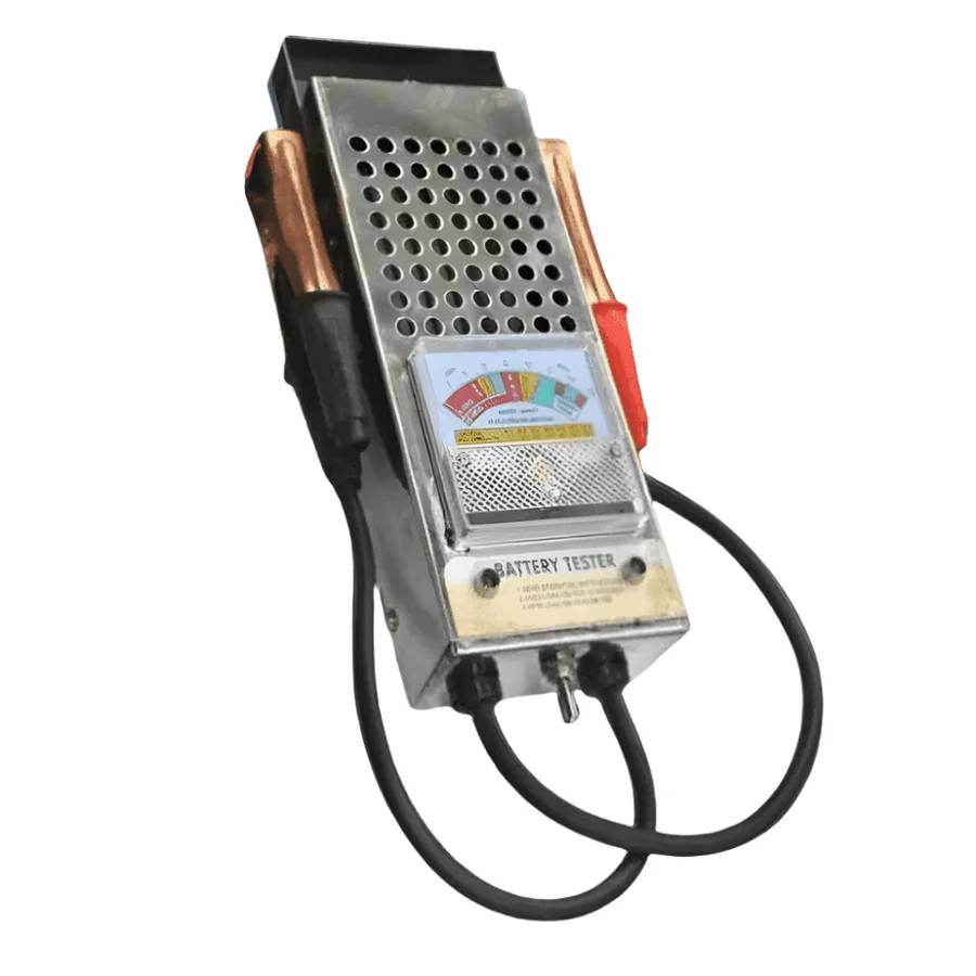 Wadfow Battery Load Tester 100A – WBD1510 for 6V/12V Lead-Acid Batteries with Heavy-Duty Steel Case & Accurate CCA Testing