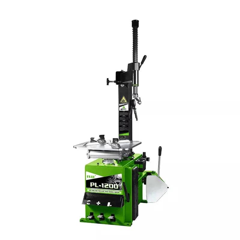 Mirage Tyre Changer – PL-1200 – Semi-Automatic Swing Arm System, 10"–24" Clamping Range, Max 39″ Wheel Diameter, Heavy-Duty Industrial Design with Adjustable Power Options