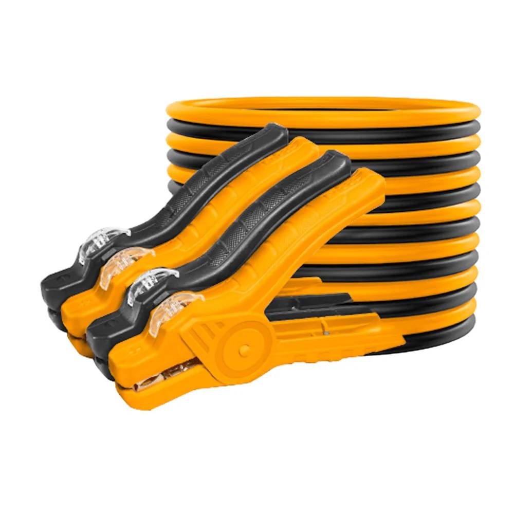 Ingco 600A Booster Cable with LED Lamp – HBTCP6008L – Heavy-Duty Jump Starter Cables with 3m Length, 10mm Thickness, LED Light & Strong Clamps for Cars up to 4.5L