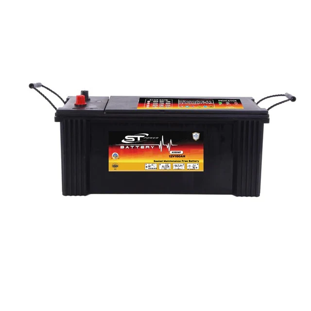 S&T 25 Plate Power Heavy Duty Truck Battery 12V 150AH DIN - N150 | Auto Supply Ghana