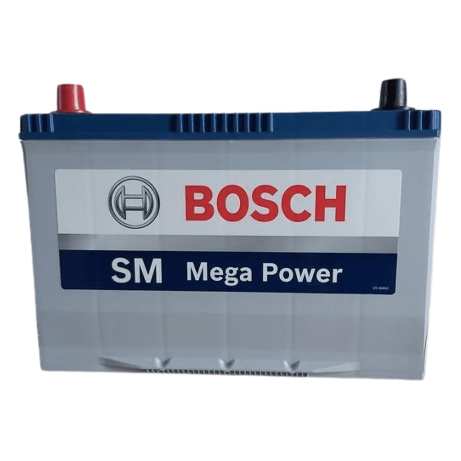 Bosch 17 Plate SM Mega Power Car Battery 90AH - 105D31R | Auto Supply Ghana