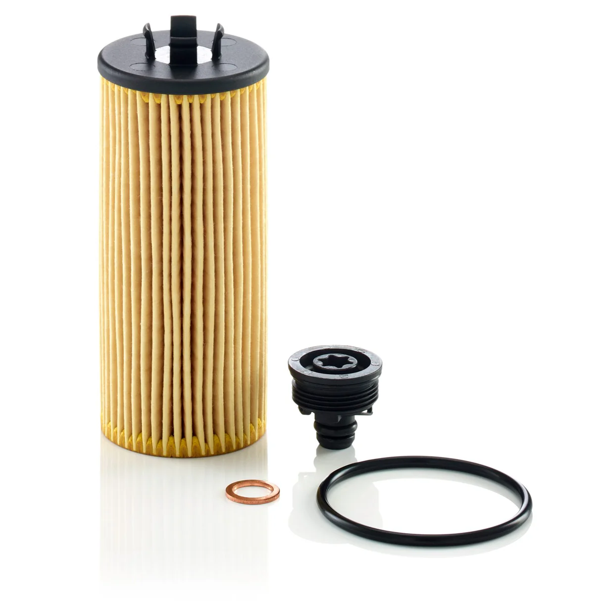 Mann Oil Filter Cartridge Insert Kit - HU 6015 z (11428570590) | Genuine BMW & MINI Engine Protection | Auto Supply Ghana
