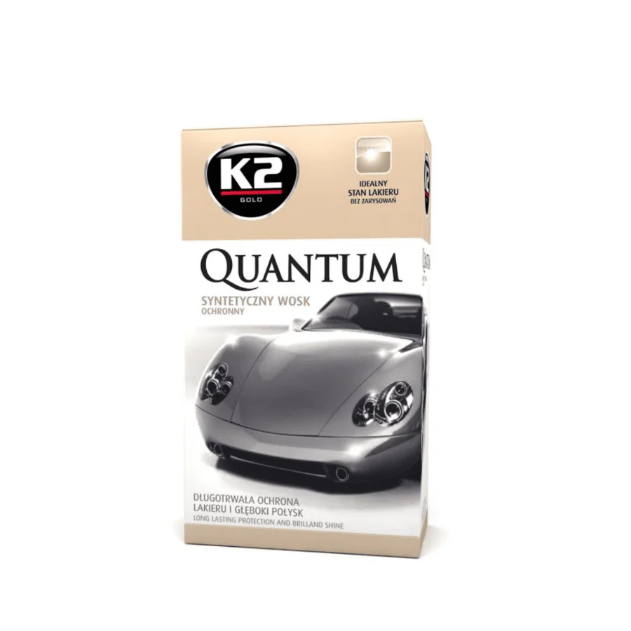 K2 Quantum Synthetic Protective Wax – 140ml | Deep Gloss & Long-Lasting Paint Protection | Auto Supply Ghana