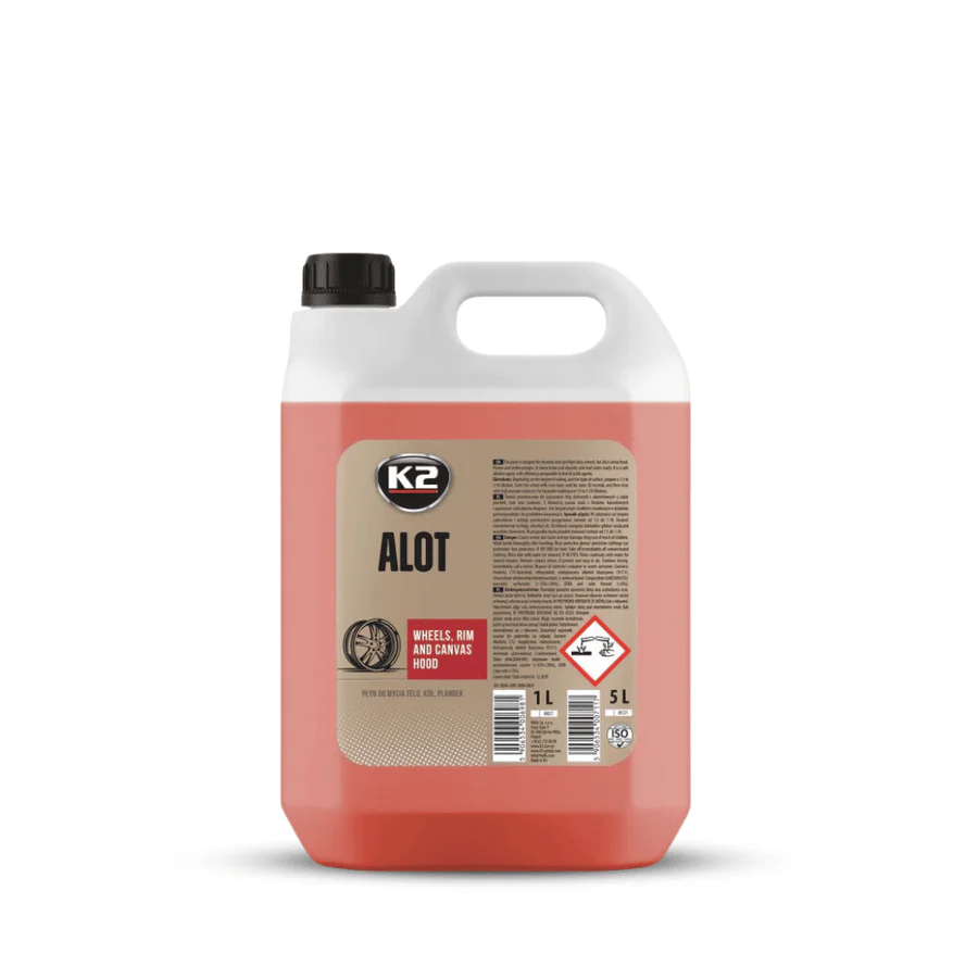K2 Alot Wheel Rims And Canvas Hood Cleaner – 5L | Powerful Brake Dust & Dirt Remover | Auto Supply Ghana