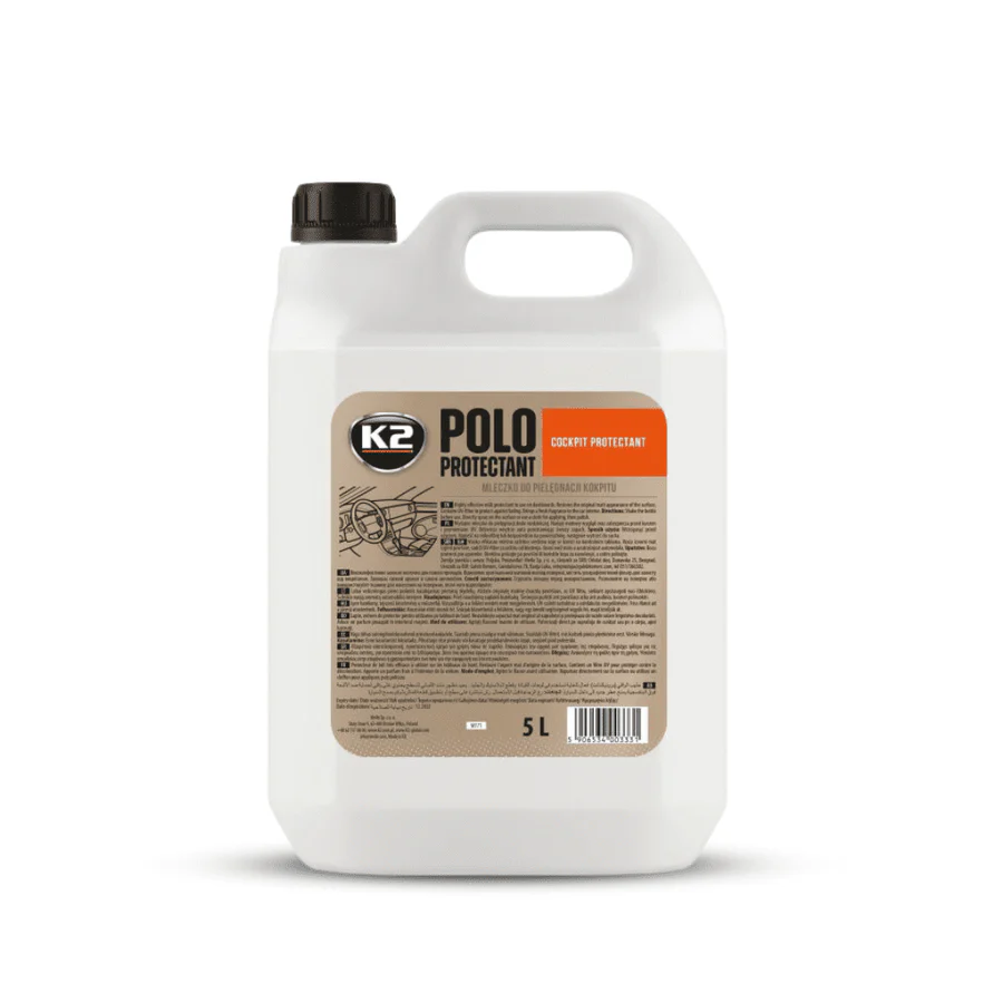K2 Polo Protectant Cockpit Cleaner – 5L | Dashboard & Plastic Interior Care | Auto Supply Ghana
