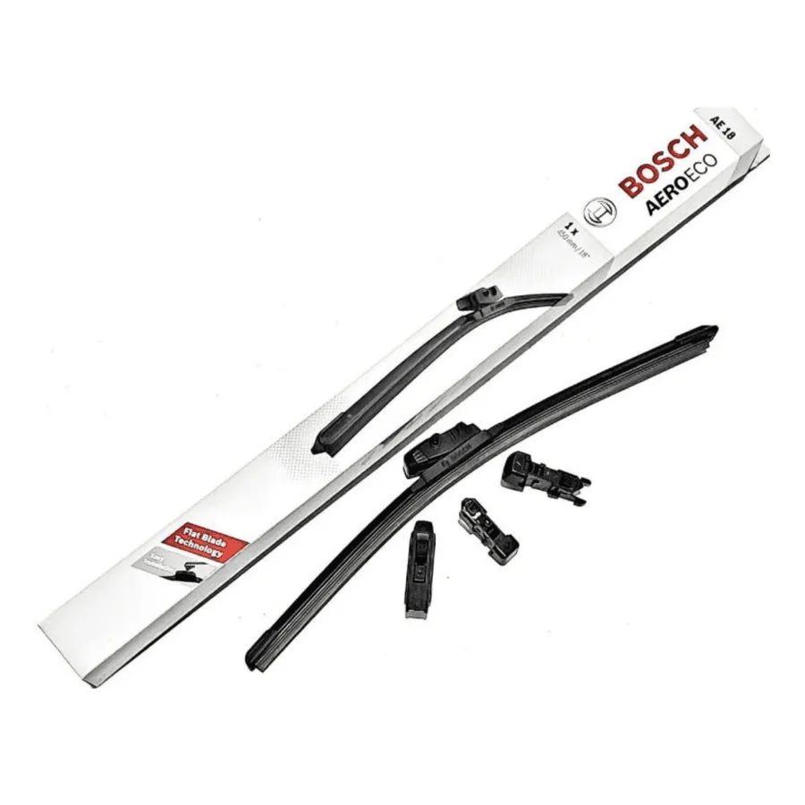 Bosch Aero Eco AE18 Single Wiper Blade – 450mm/18″ | High-Performance Flat Blade | Auto Supply Ghana