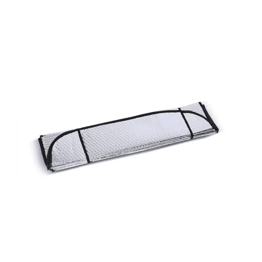 Metallic Foldable Car Windshield Reflective Shades – 60 x 130cm | Sun & UV Protection | Auto Supply Ghana