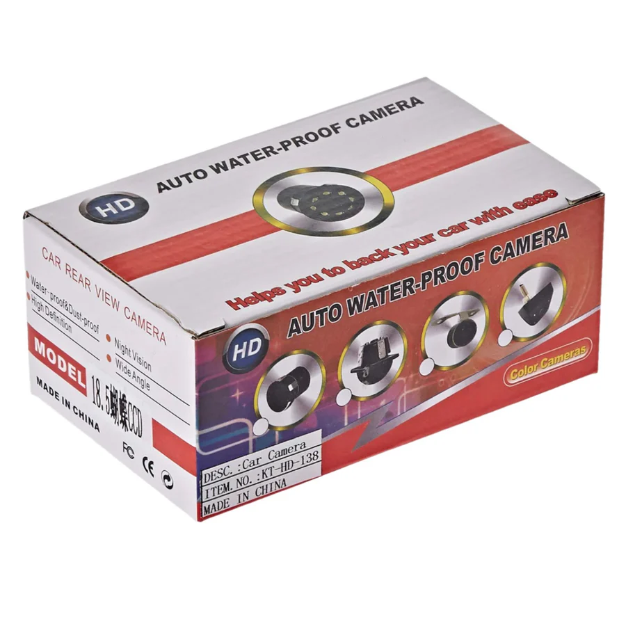 HD Auto Waterproof Car Rear View Camera | Night Vision, Wide Angle, Full HD 1080p | Auto Supply Ghana