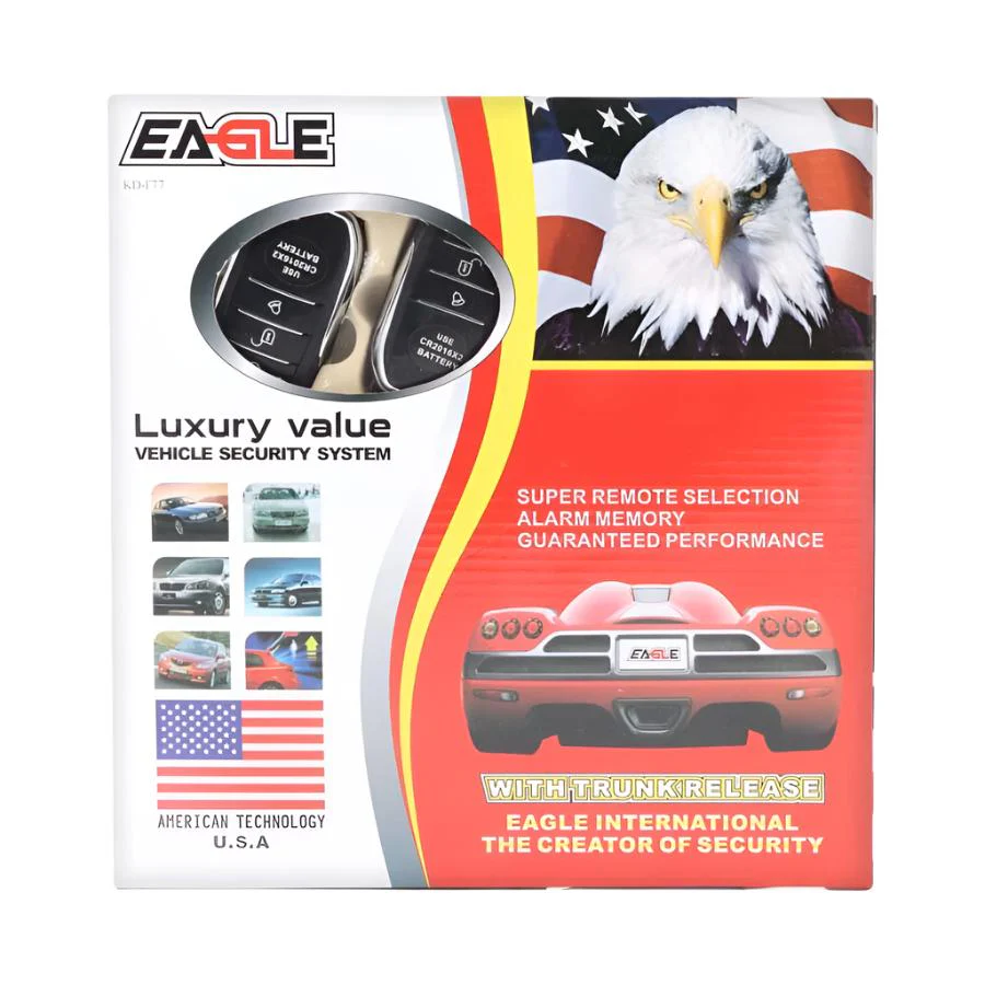 Eagle Luxury Value Alarm System | Motion Sensors, Keyless Entry & Loud Theft Alarm | Auto Supply Ghana