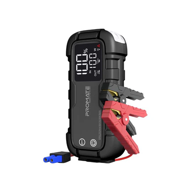 Promate 2000A/12V Heavy Duty Car Jump Starter – SparkTank-20 | 20000mAh Power Bank with 45W PD Fast Charging | Auto Supply Ghana