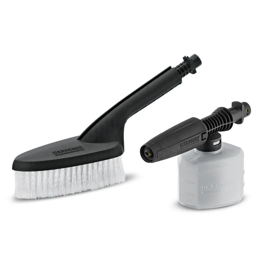 Karcher Car Cleaning Kit – Universal Brush & FJ 3 Foam Jet | Complete Vehicle Cleaning Solution | Auto Supply Ghana