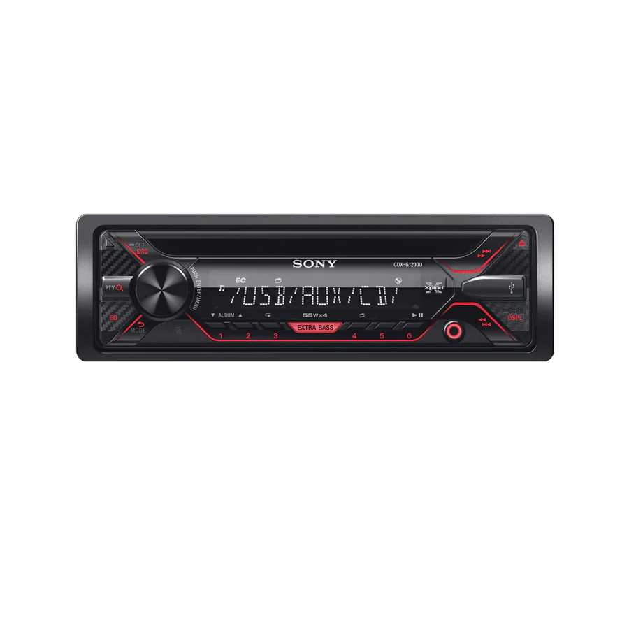 Sony CDX-G1200U Bluetooth Car Stereo | USB Port & Hands-Free Audio | Auto Supply Ghana