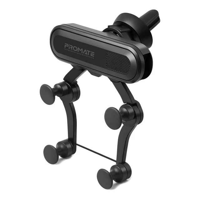 Promate Universal Anti-Slip AC Vent Grip Phone Mount – Clutch | Hands-Free Car Phone Holder | Auto Supply Ghana
