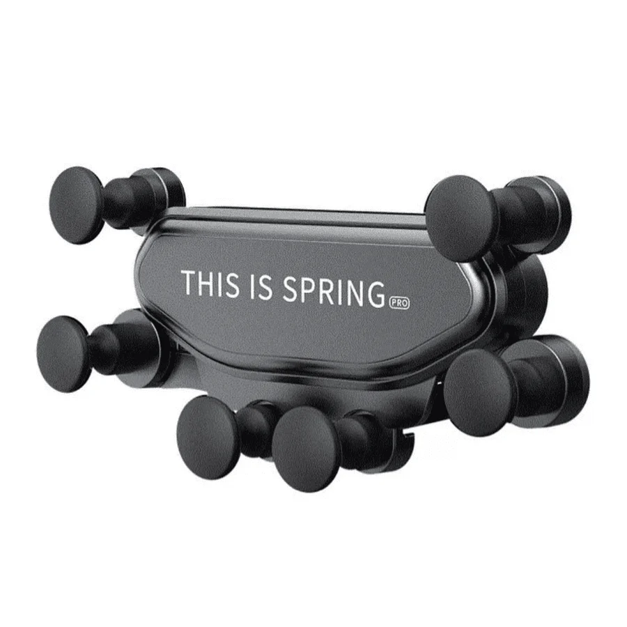 Spring Gravity Car Phone Holder | Universal Air Vent Mount | Auto Supply Ghana