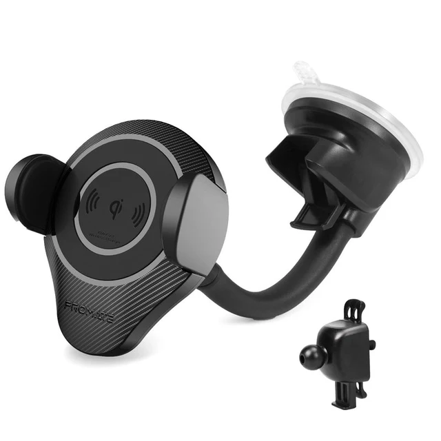 Promate 10W Ultra-Fast Wireless Car Charging Mount - AlphaMount | Auto Supply Ghana