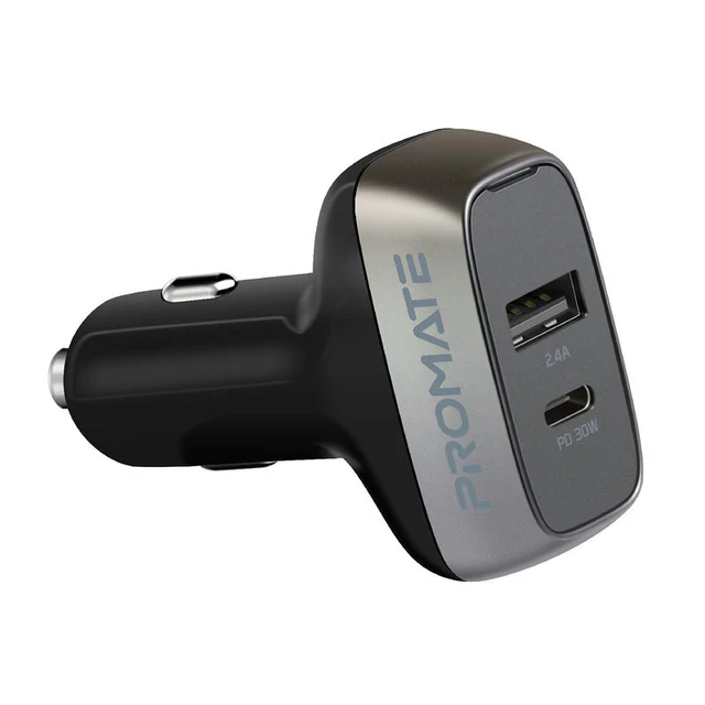 Promate Ultra-Fast 42W Type-C Power Delivery Car Lighter Adapter - Scud-PD42 | Auto Supply Ghana