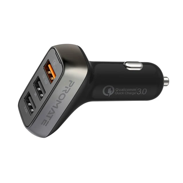 Promate 35W Qualcomm QC3.0 Multi-Port Car Charger - Scud-35 | Auto Supply Ghana