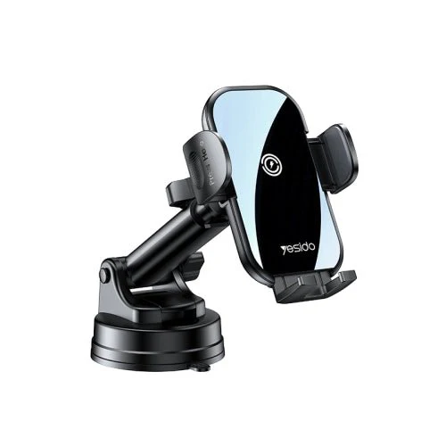 Yesido 15W Wireless Charger Car Phone Mount Holder - C197 | Auto Supply Ghana
