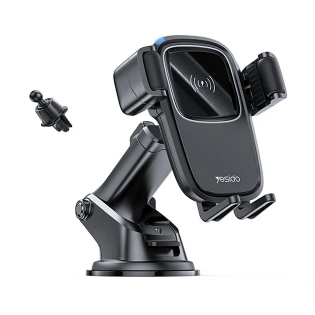 Yesido 15W Wireless Charger Car Phone Mount Holder - C187 | Auto Supply Ghana