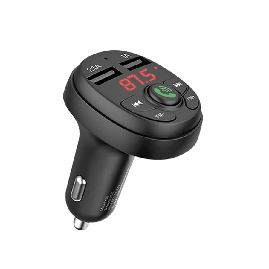 Yesido Car FM Transmitter with Bluetooth, MP3 & Dual USB Charging Ports - Y36 | Auto Supply Ghana