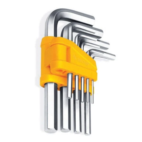 SGS 9-Pieces Hex Key Wrench Set (Allen Key) – SGS1060 | Durable Cr-V Steel Tools | Auto Supply Ghana