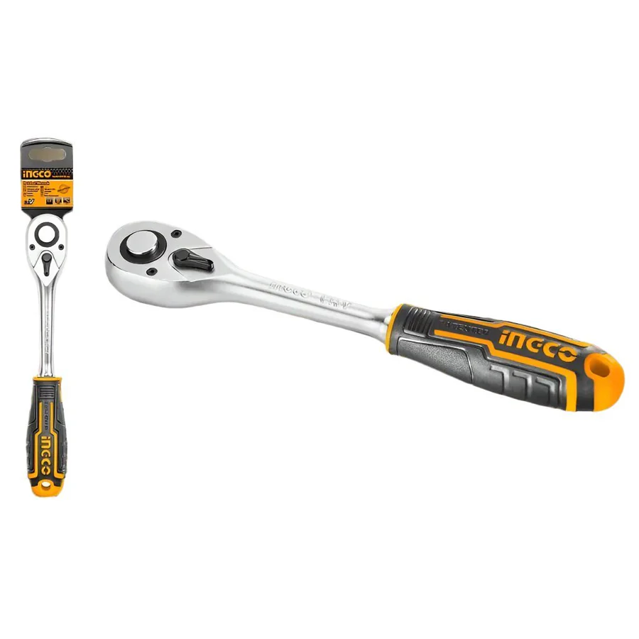 Ingco 1/2″ Ratchet Wrench – HRTH0812 | 45T CR-V + Cr-Mo Steel | Auto Supply Ghana