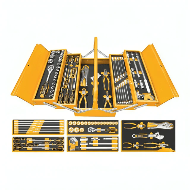 Ingco 108 PCS Tool Chest Set | Complete Professional Mechanics Kit | Auto Supply Ghana
