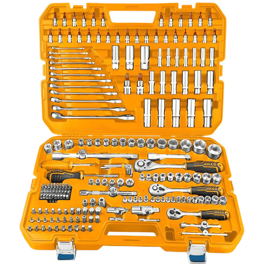 Ingco 216 PCS Combination Tools Set – HKTHP22161 | Professional Ratchet & Socket Tool Kit | Auto Supply Ghana