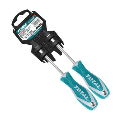 Total 2 PCS Screwdriver Set – THT250201 | CR-V Steel, Round Blade | Auto Supply Ghana