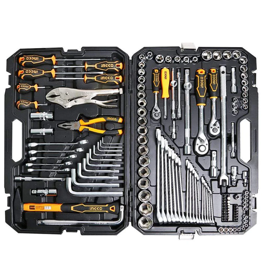 Ingco 142 Pieces Combination Tools Set – HKTHP21421 | Comprehensive Professional & DIY Toolkit | Auto Supply Ghana