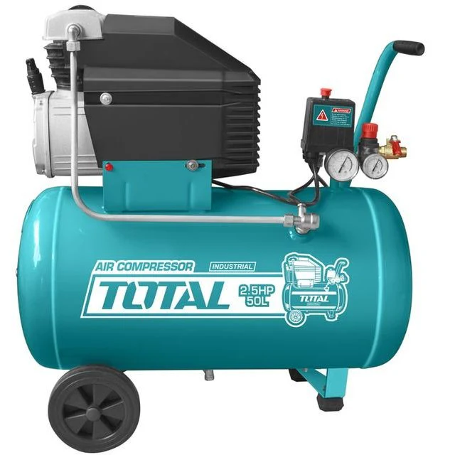 Total Oil Air Compressor 50 Liter – TC125506 | 2.5HP, 8 Bar Work Pressure | Auto Supply Ghana