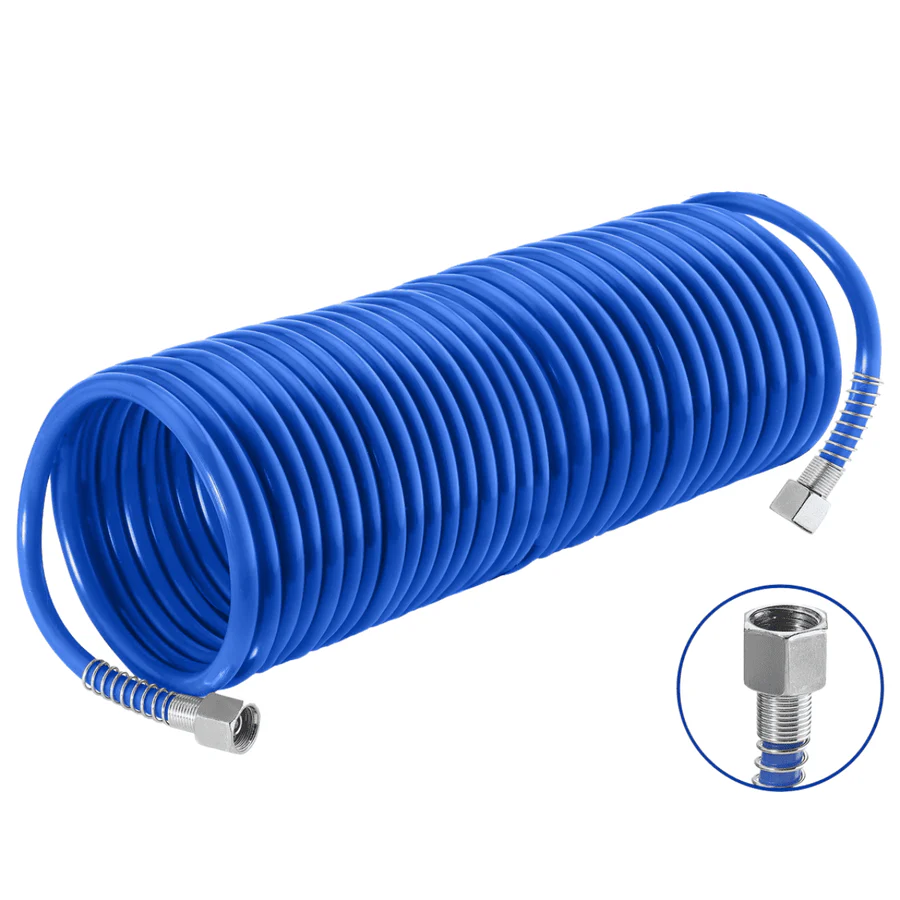 Wadfow Air Hose for Compressors 10m – WQG1910 | Durable PE Hose with Threaded Connectors | Auto Supply Ghana