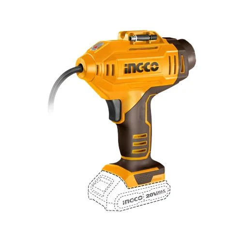 Ingco 150 PSI Lithium-Ion Cordless Auto Air Compressor – CACLI2018 | 20V Battery & Charger | Auto Supply Ghana