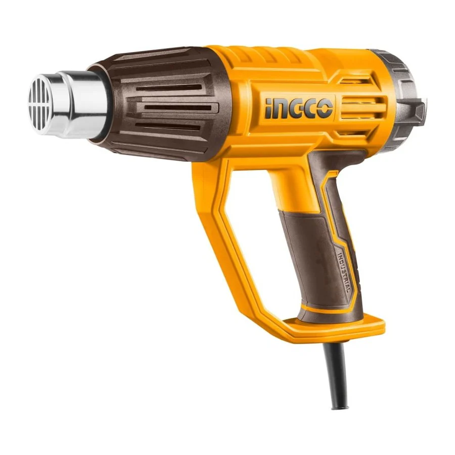 Ingco Industrial Heat Gun With LCD Screen 2000W – HG200058 | Precision Temperature Control for Industrial Applications | Auto Supply Ghana