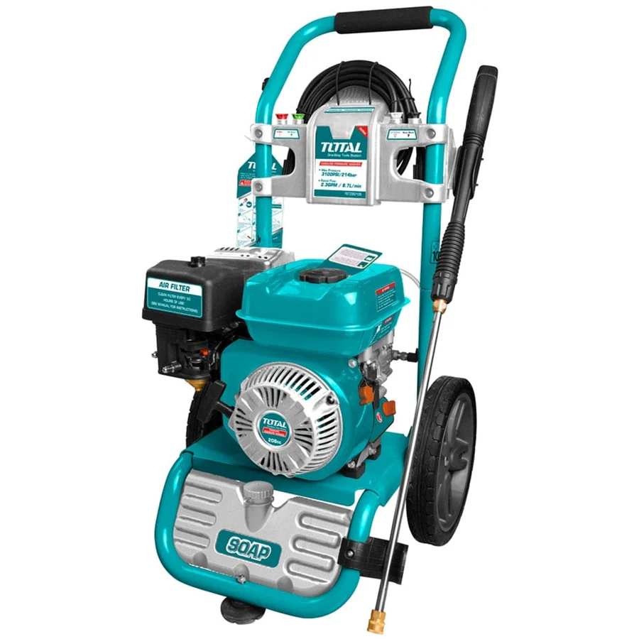 Total Gasoline High Pressure Washer 208cc / 6HP – TGT250105 | Heavy-Duty Outdoor Cleaning | Auto Supply Ghana