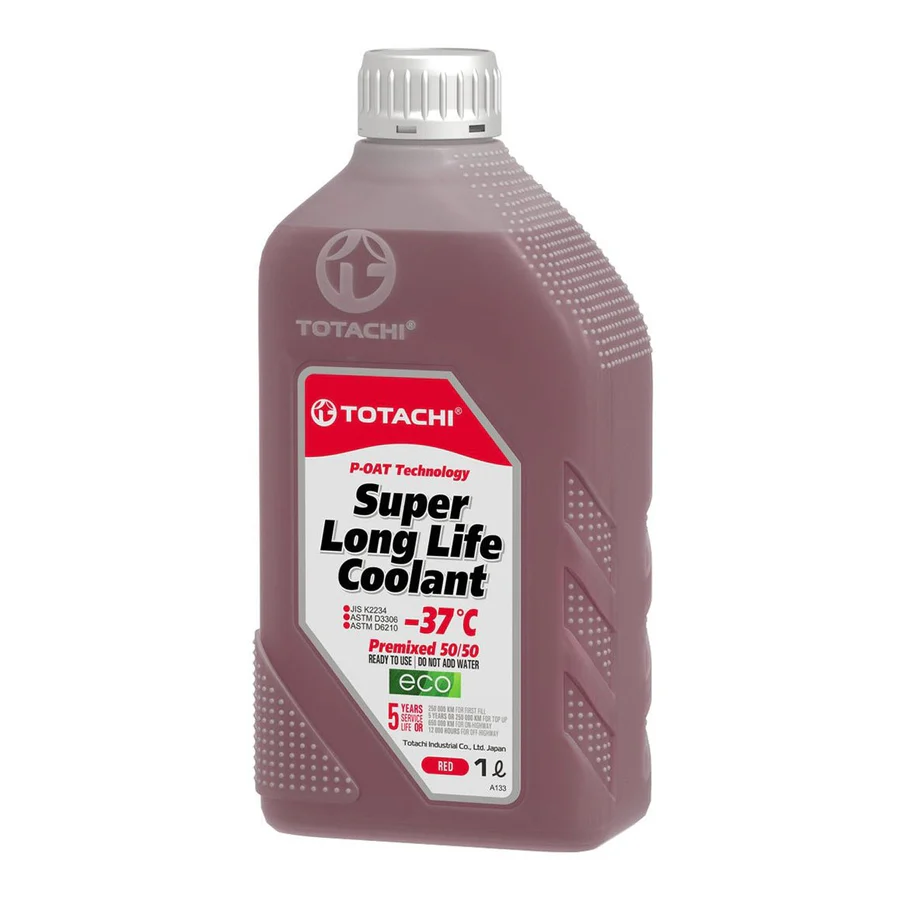 Totachi Super Long Life Coolant Red -37°C (50/50) – 1L & 4L | Long-Lasting Engine Protection | Auto Supply Ghana