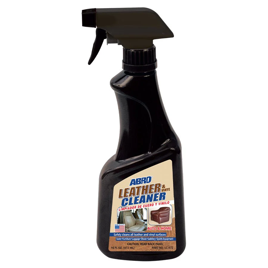 Abro Leather and Vinyl Cleaner 472ml – LC-472 | Safely Cleans & Restores Interiors | Auto Supply Ghana