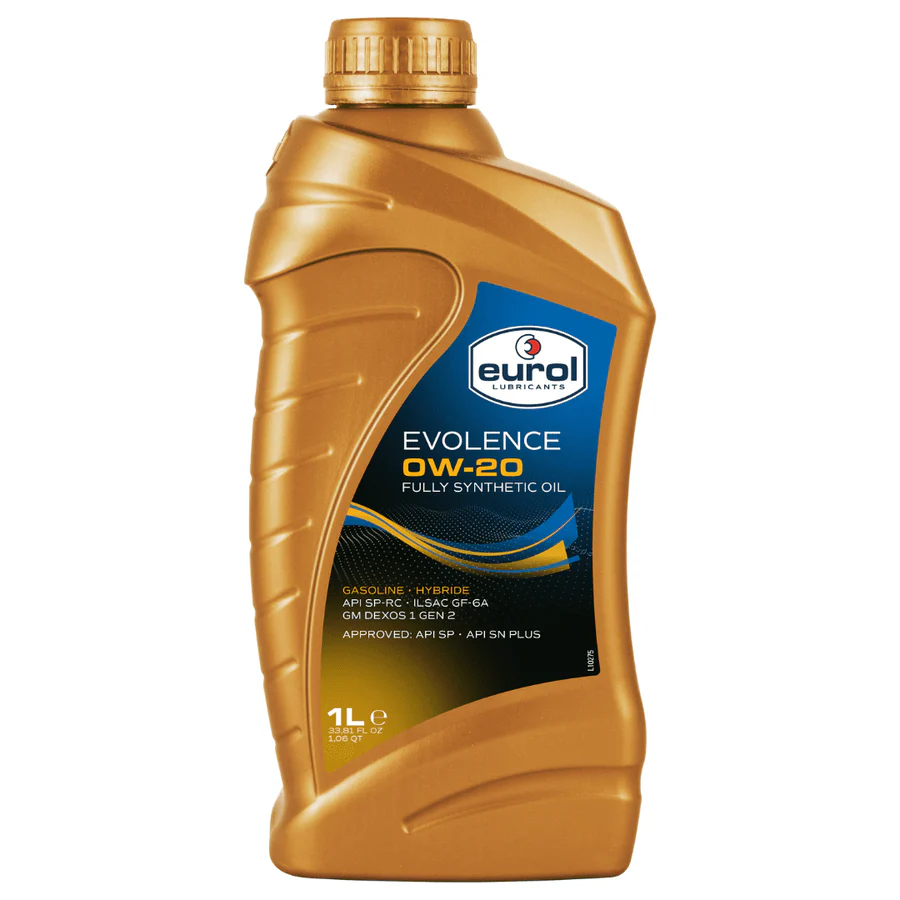 Eurol Evolence 0W-20 Fully Synthetic Engine Oil – 1L / 5L | Premium Fuel-Efficient Engine Protection | Auto Supply Ghana