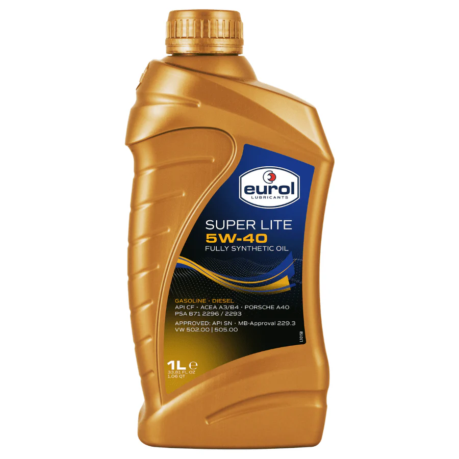 Eurol Super Lite 5W-40 Fully Synthetic Engine Oil – 1L / 5L | Premium Engine Protection | Auto Supply Ghana