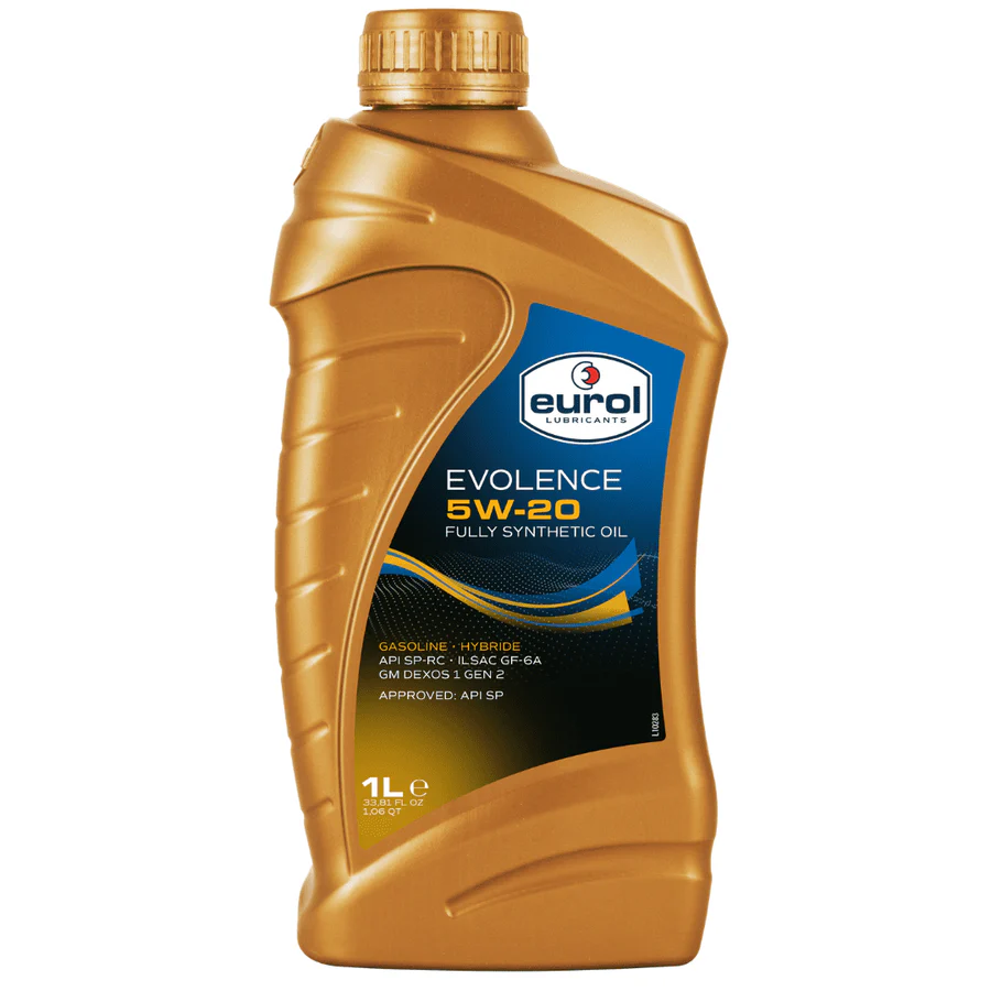 Eurol Evolence 5W-20 Fully Synthetic Engine Oil – 1L / 5L | Premium Petrol Engine Protection | Auto Supply Ghana