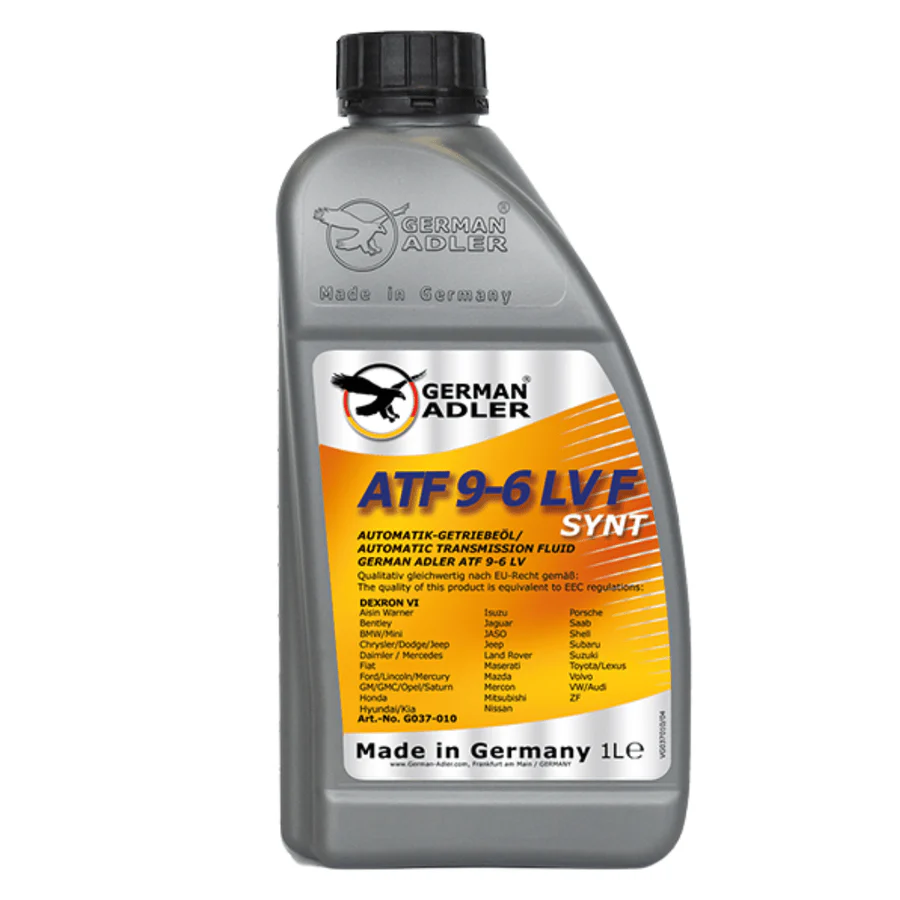 German Adler ATF 9-6 LVF Transmission Oil – 1L | Premium Synthetic Automatic Transmission Fluid | Auto Supply Ghana