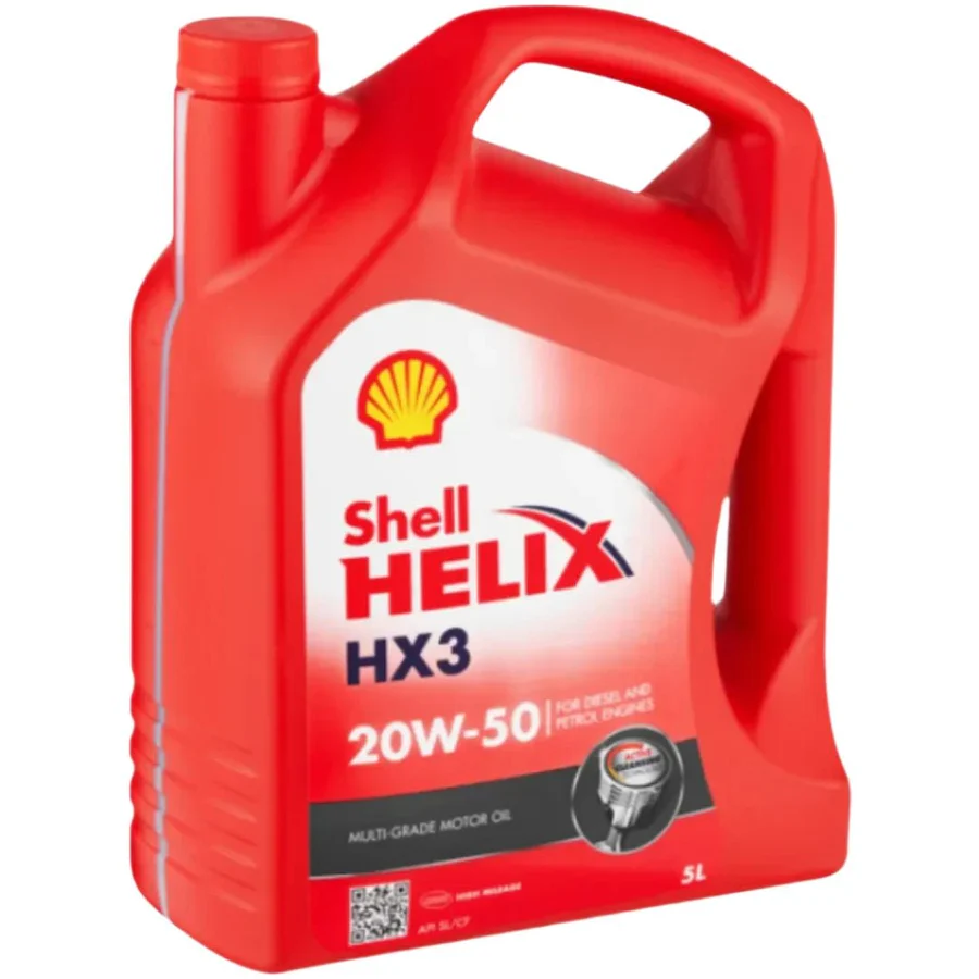 Shell Helix HX3 Engine Oil 5L – 20W-50 | High-Performance Engine Protection | Auto Supply Ghana