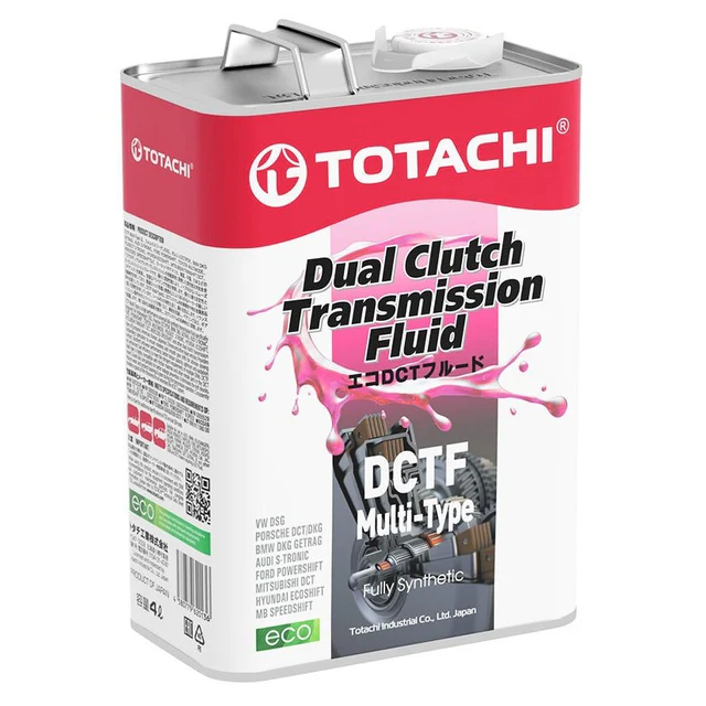 Totachi DCTF Multi-Type Dual Clutch Transmission Fluid 4L | Fully Synthetic DCT Fluid | Auto Supply Ghana
